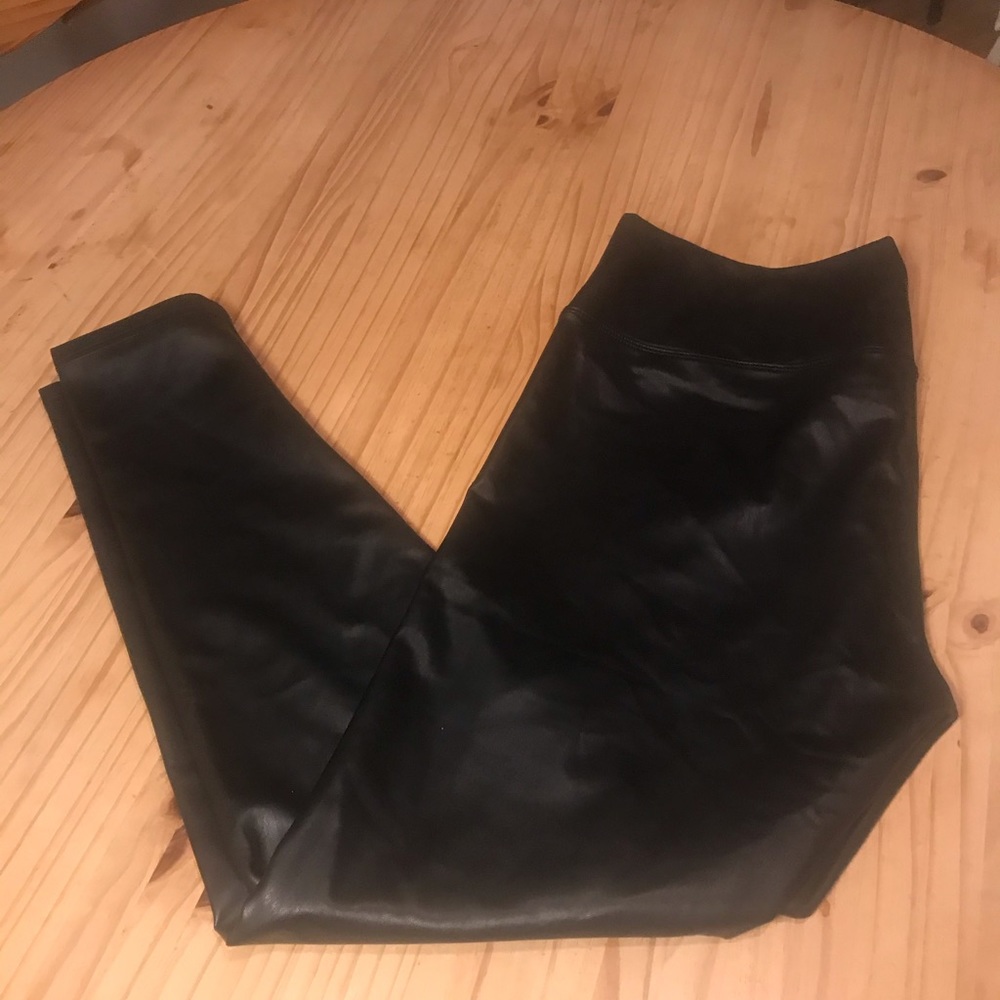 Fux leather pants